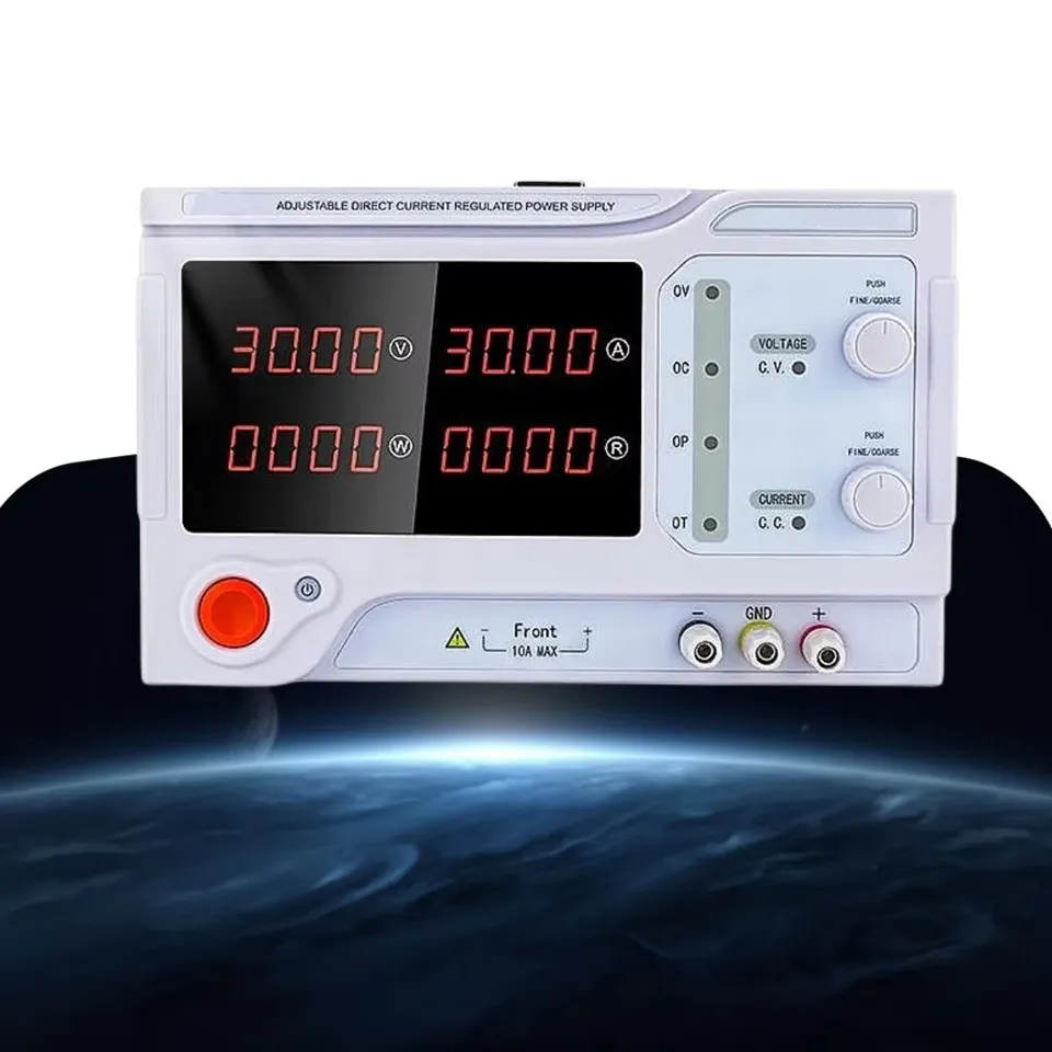 30 V 30A 900W LED -näyttöpöytä säätelee tasavirtalähdettä 220 V AC 0-30 V DC 0-30 A Säädettävä voima laboratoriolle